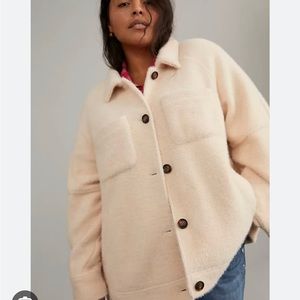 Anthropologie Greylin cosy coat sz S